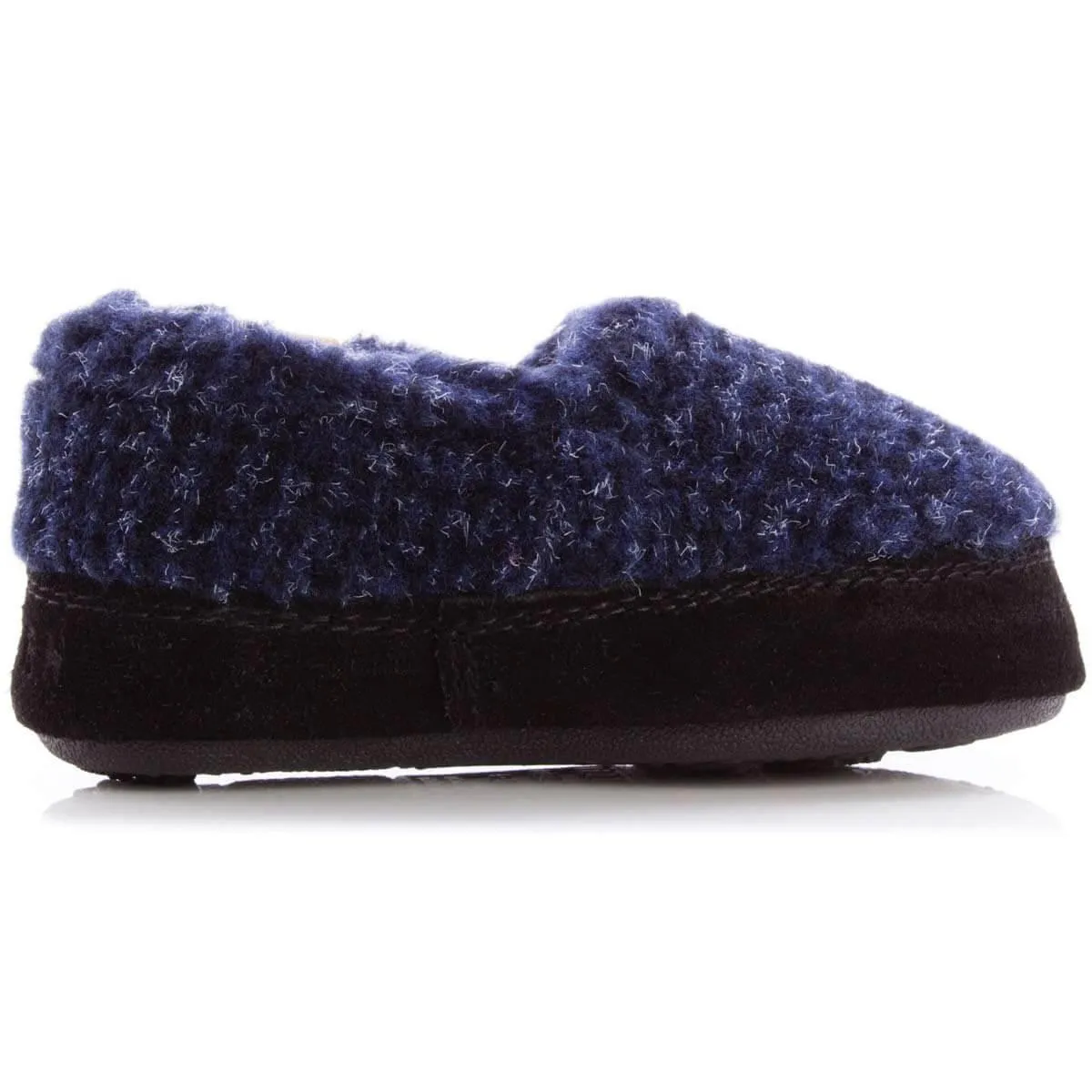 Acorn Kids' Moccasins Slipperss - Blue Check, K10/11 | A10089ACF10-11