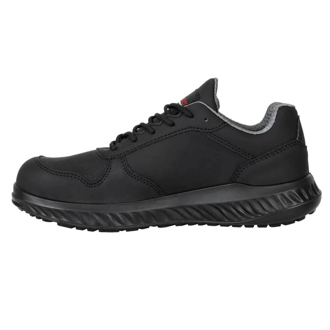 BA063-44 Slipbuster Recycled Microfibre Trainers Matte Black 44