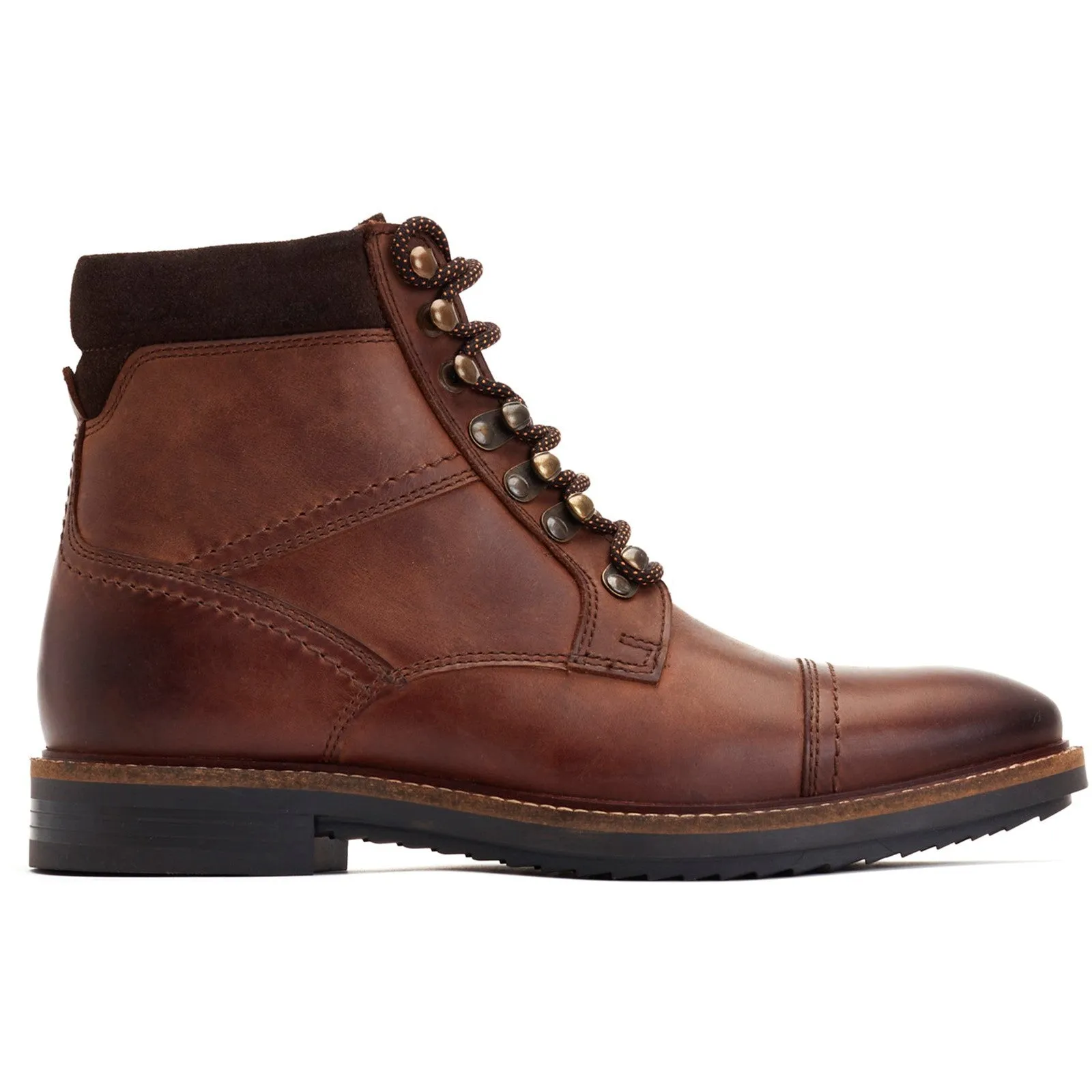 Base London Ashland Mens Leather Lace Up Boot