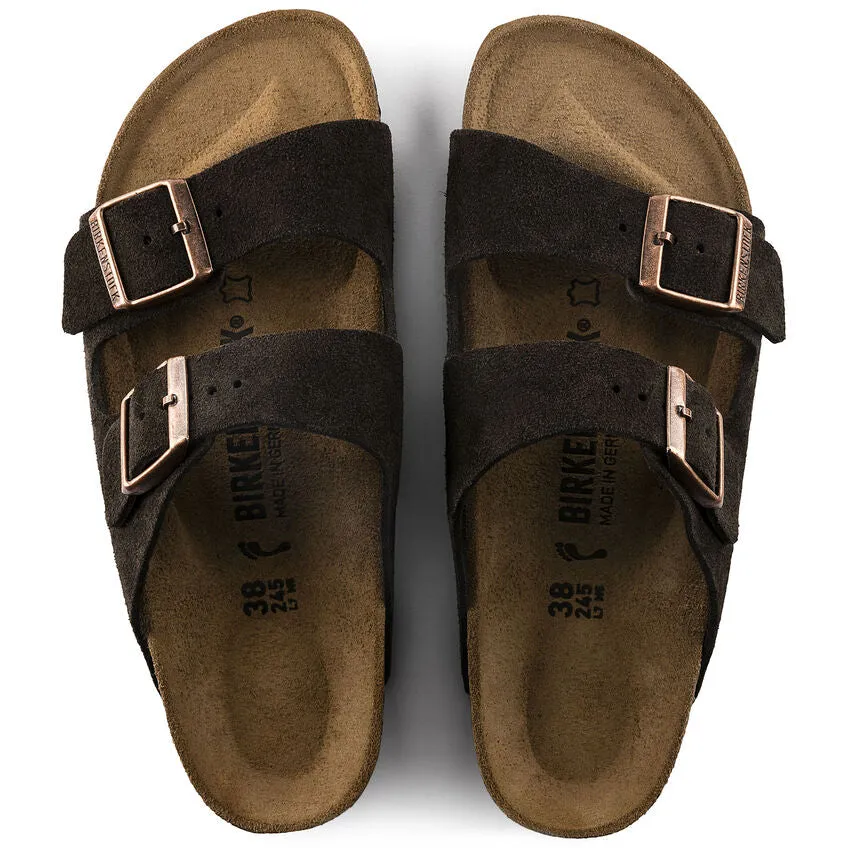 Birkenstock Women's Arizona Suede Leather (Mocha)