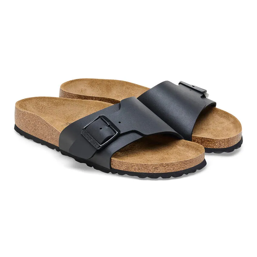 Birkenstock Women's Catalina Birko-Flor (Black - Narrow fit)