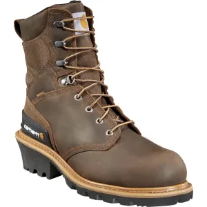 Carhartt Men's 8" Comp Toe WP Ins Climbing Work Boot - Brown - CML8369