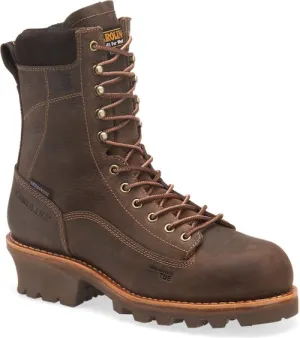 Carolina Men's 8" Waterproof Insulated Composite Toe Logger Boot - CA7521