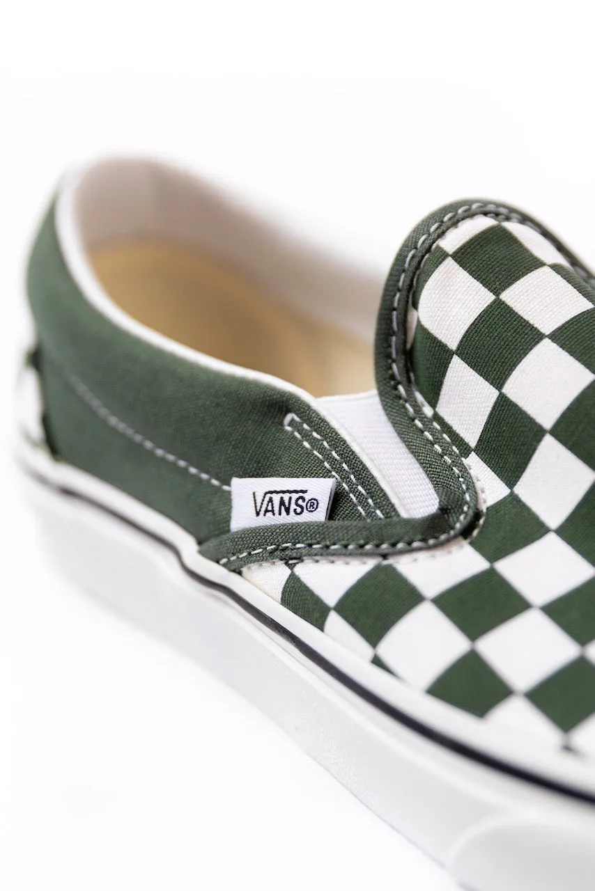 Checkerboard Slip On Vans