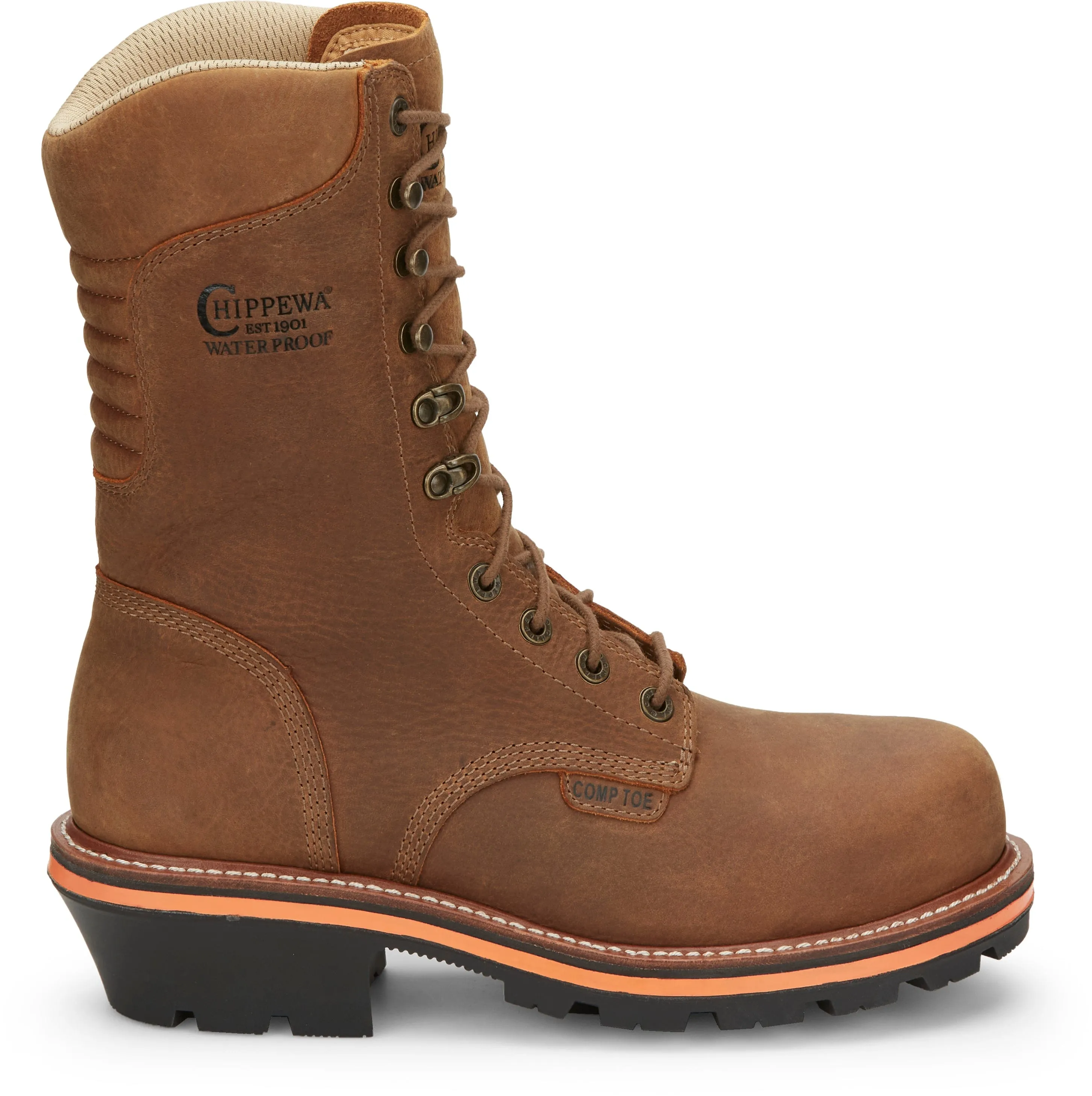 Chippewa Men's Thunderstruck 10" Nano Composite Toe Work Boots TH1030