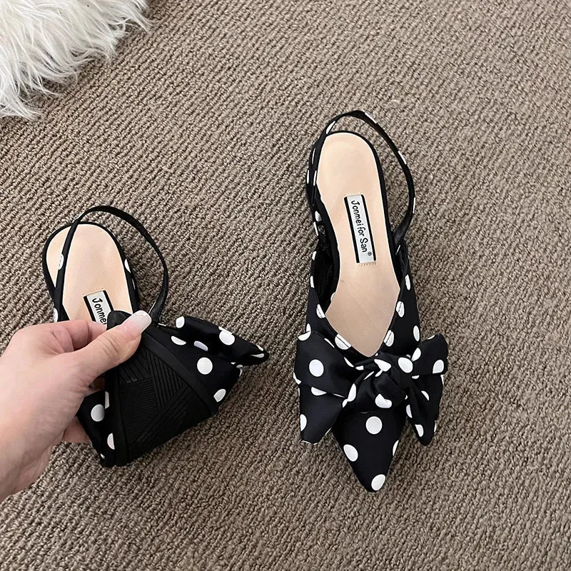 Comfortable Women's Flat Shoes with Elegant Toe Bow - Stylish & Versatile