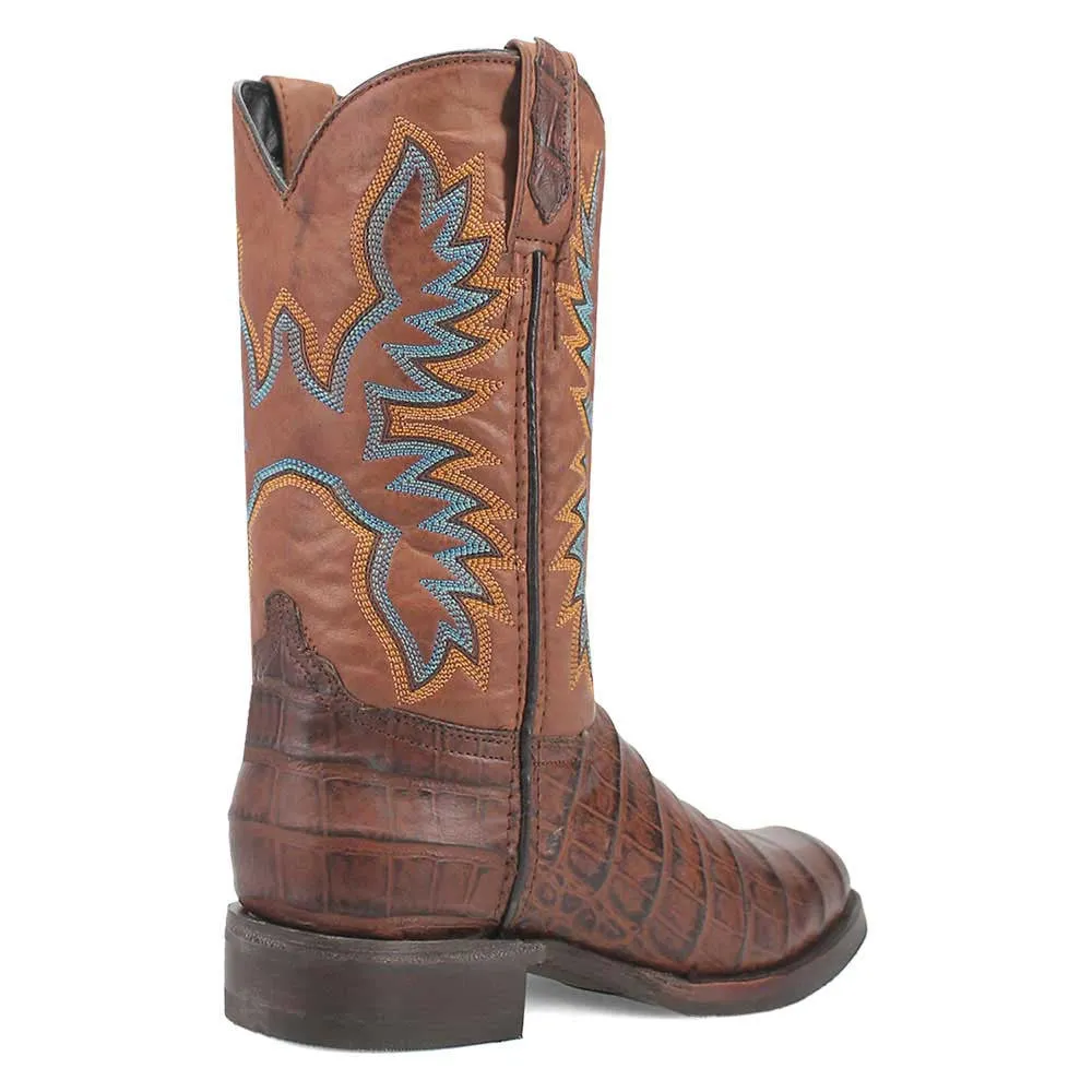 Dingo Trail Boss Round Toe Brown Leather Boots