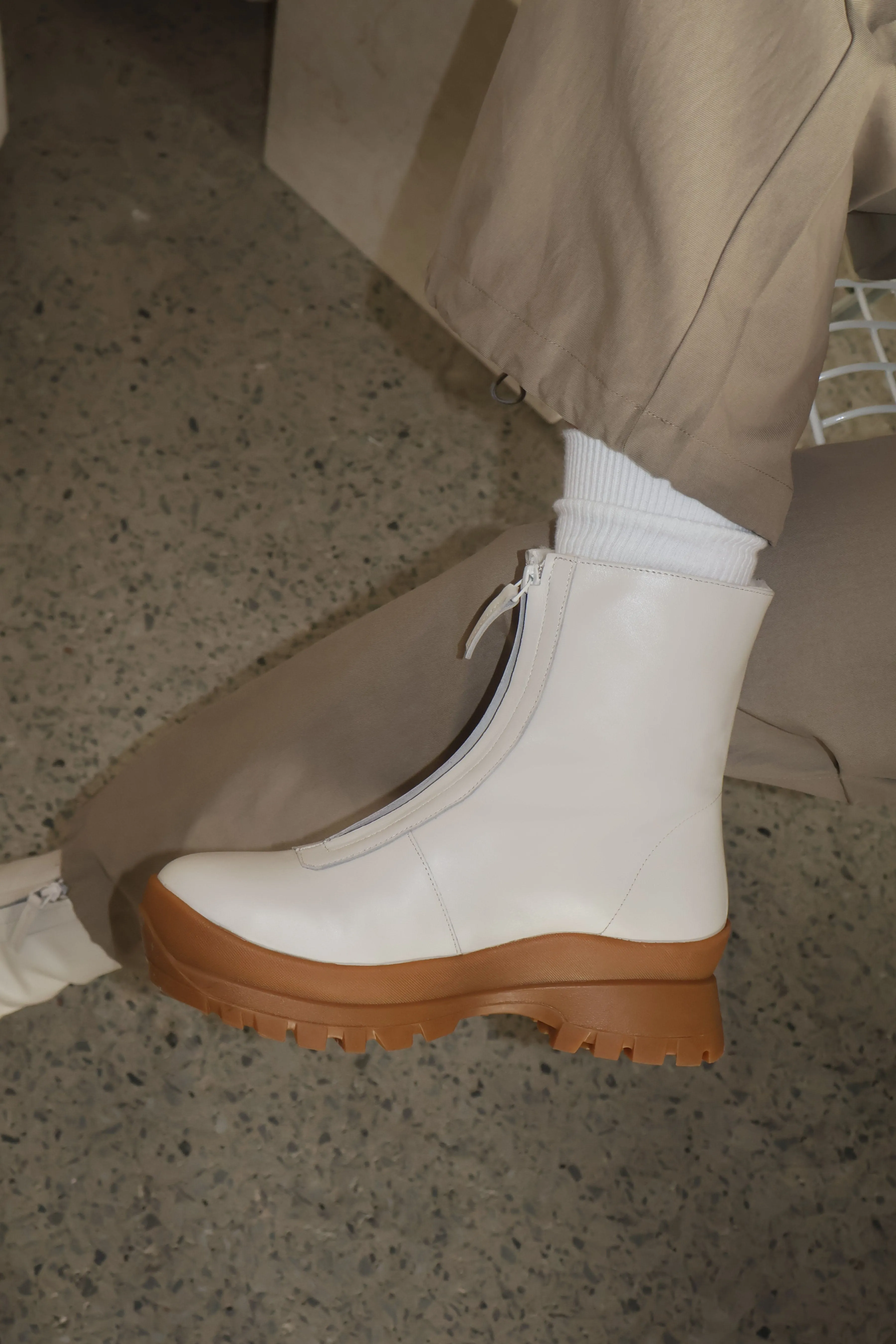 Estrella Cream Lined Boot