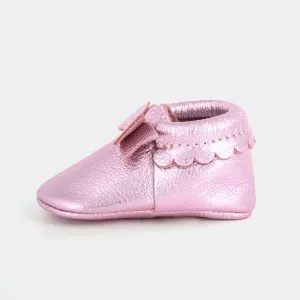 Freshly Picked | Bow Moccs ~ Frosted Rose