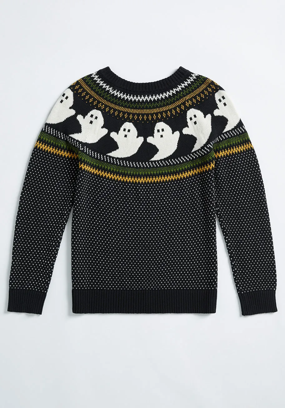 However It Ghosts Fair Isle Pullover