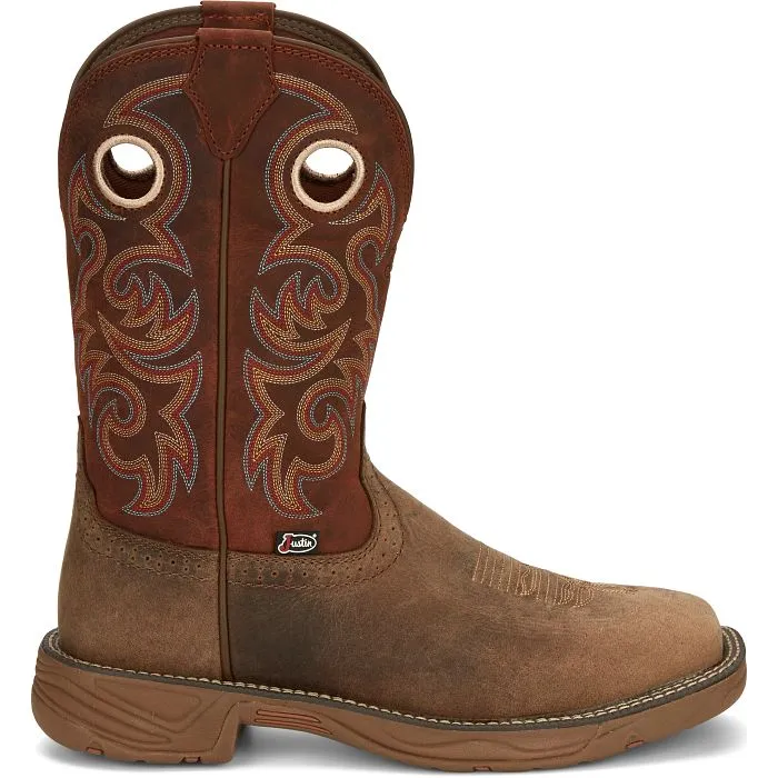 JUSTIN RUSH 11" WESTERN WORK BOOT STYLE SE7402