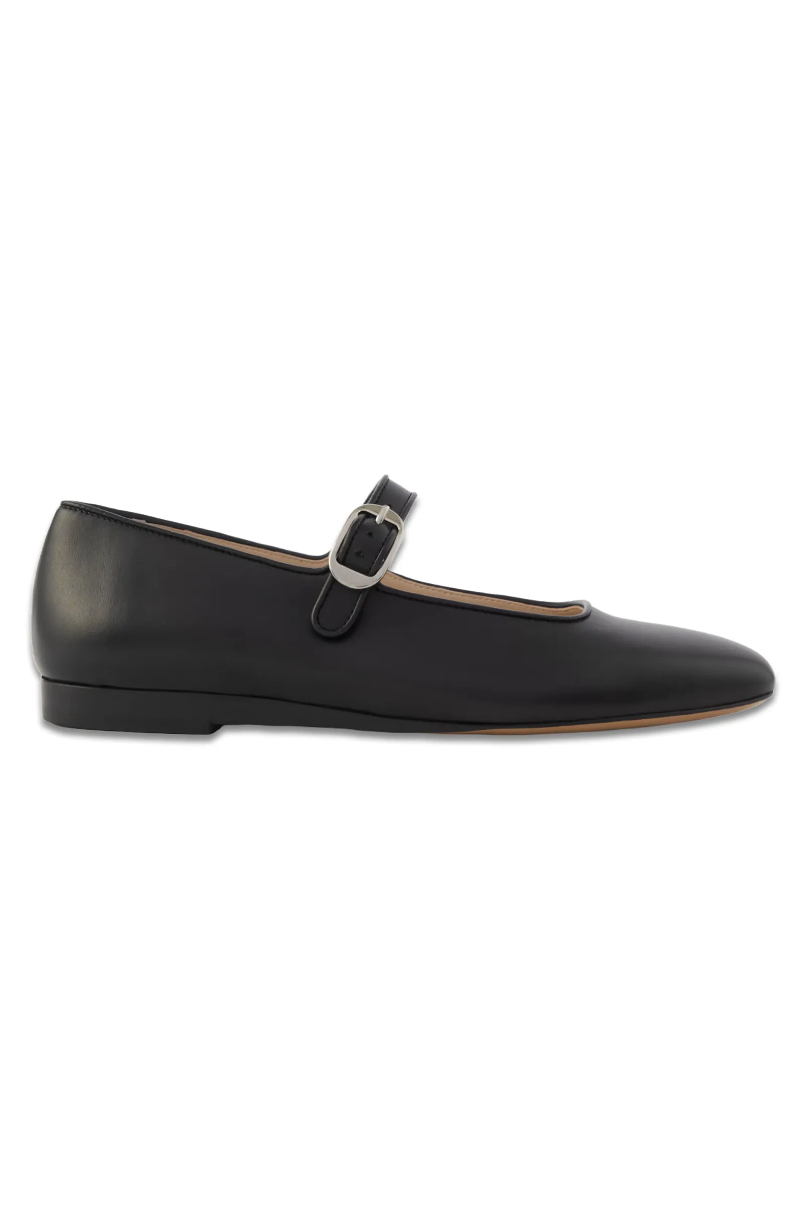 Leather Mary Jane Ballet Flats