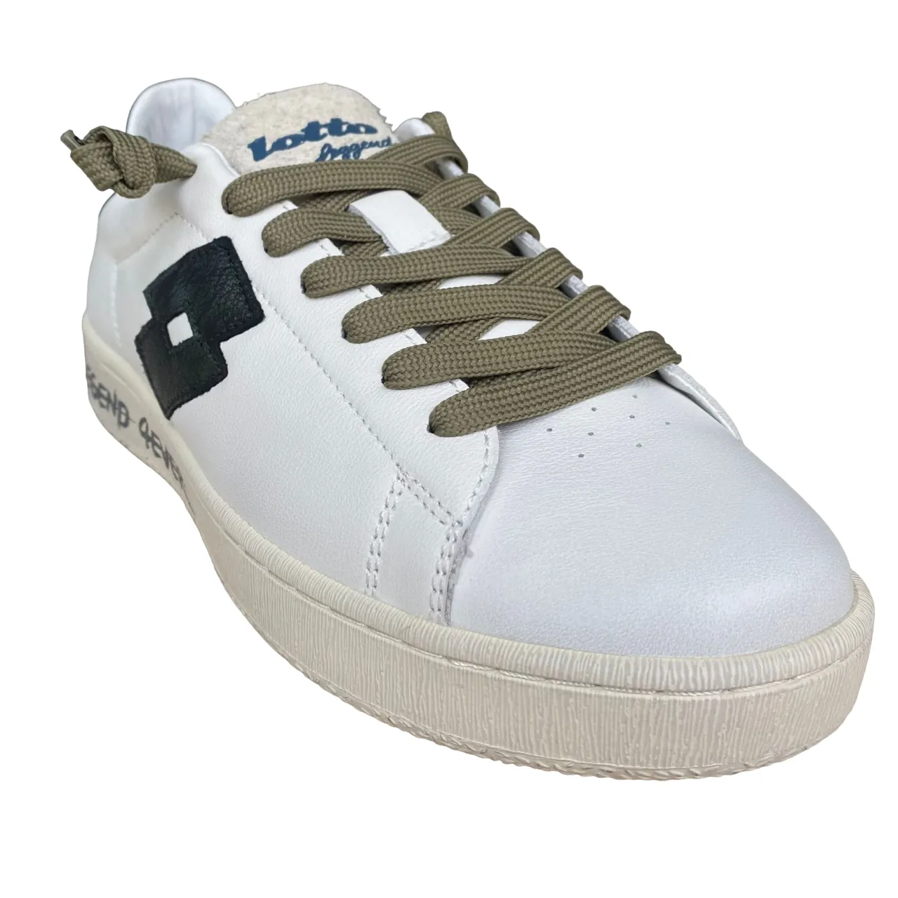 Lotto Leggenda scarpa sneakers da uomo Autograph Legend 3 220320 BGC bianco-blu-marrone