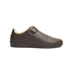 Men's Icon Classic Dark Brown Leather Sneakers 02092-777