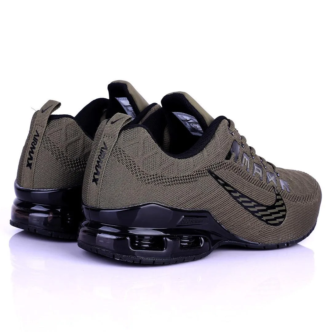 NK Joy Ride Zoom Green Sneaker With Solid Black Sole