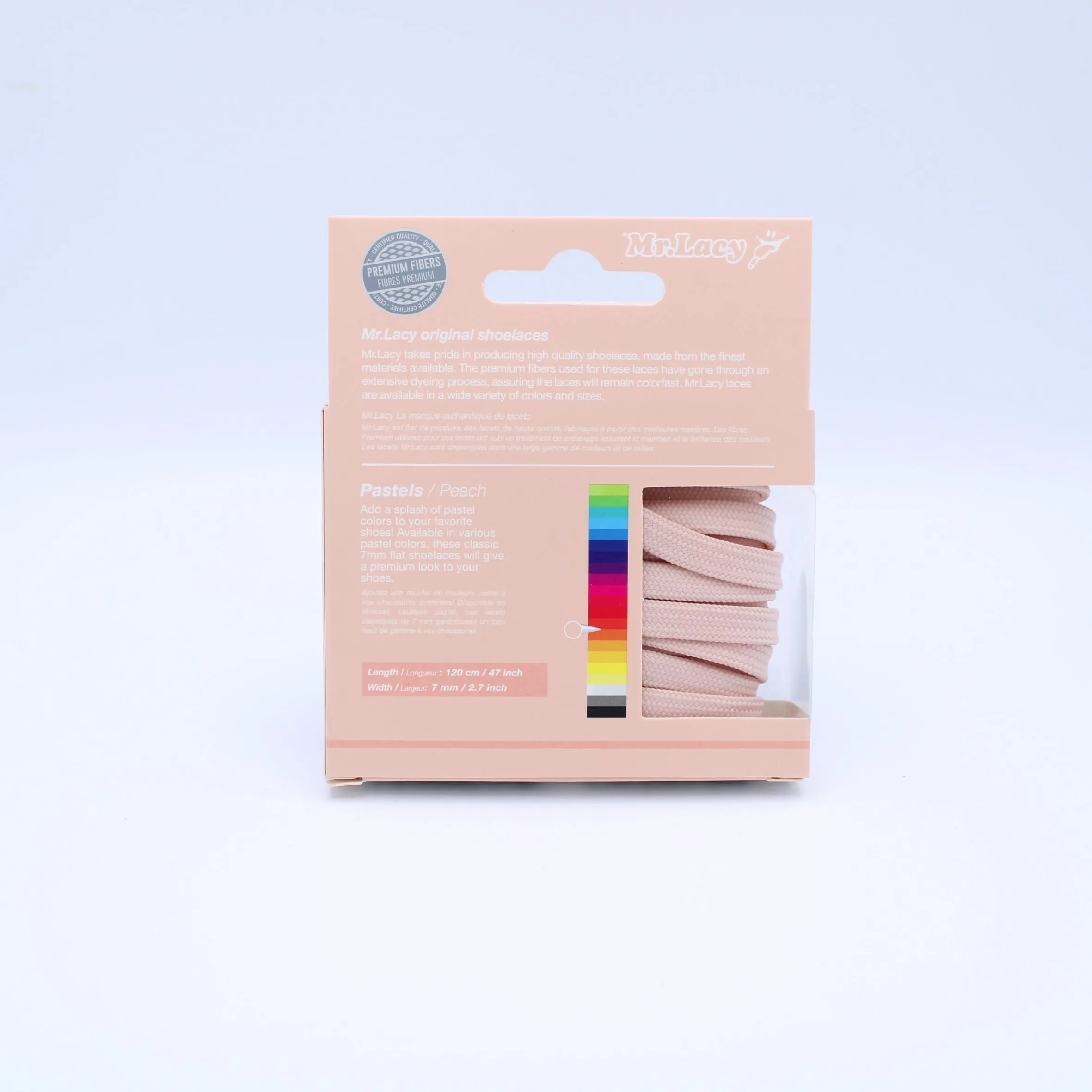 Pastels Shoelaces · Peach