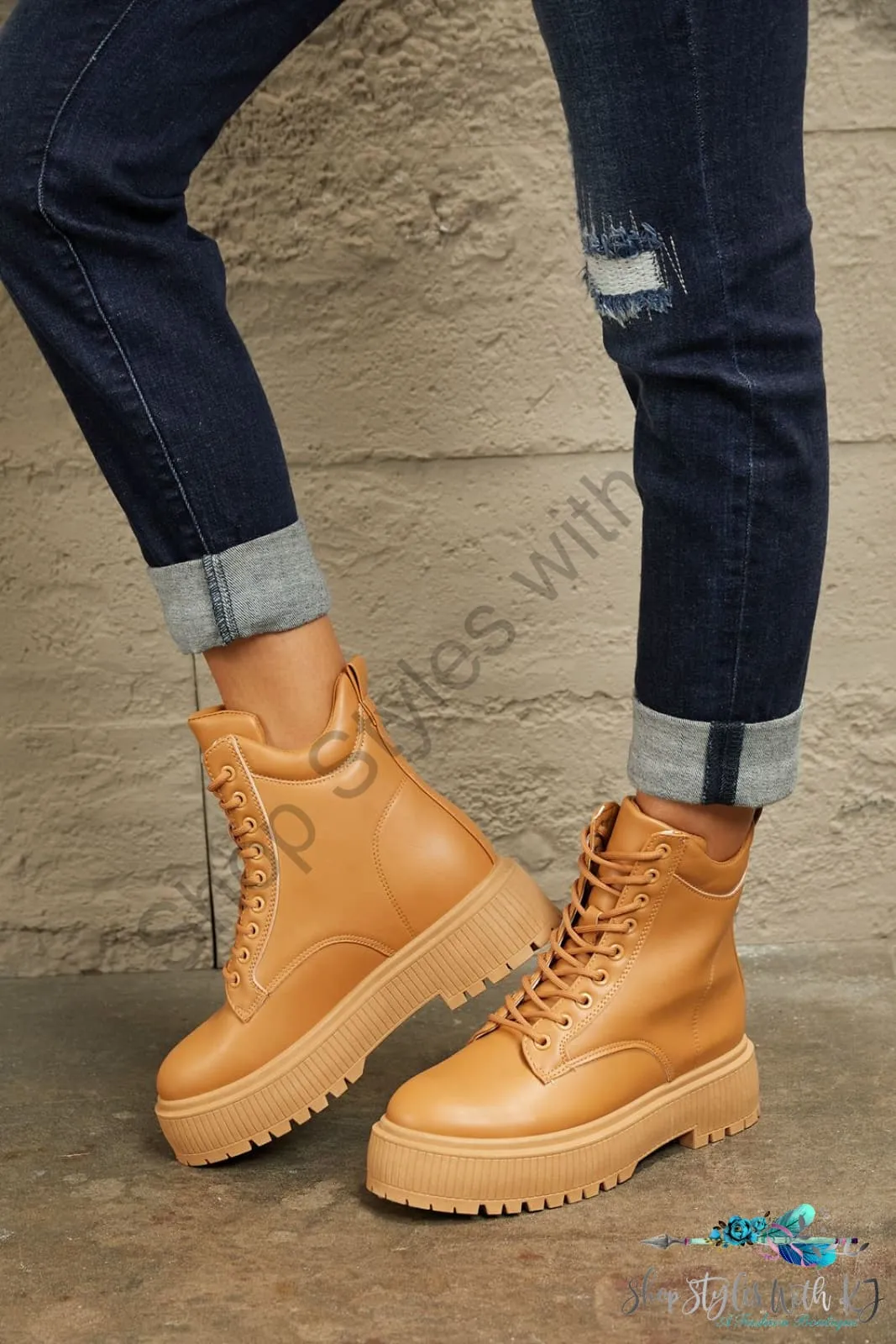 Platform Combat Boots