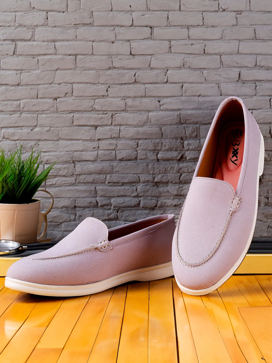 Premium Vegan Suede Slip-ons for Women