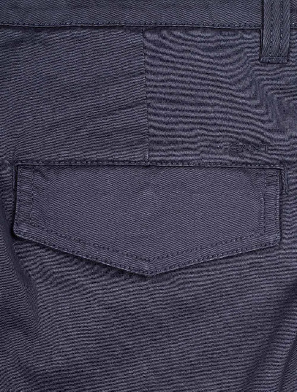 Relaxed Twill Cargo Shorts Marine