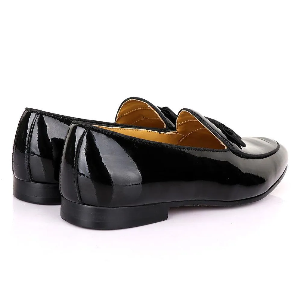 Terry Taylors Glossy Black Formal Leather Shoe