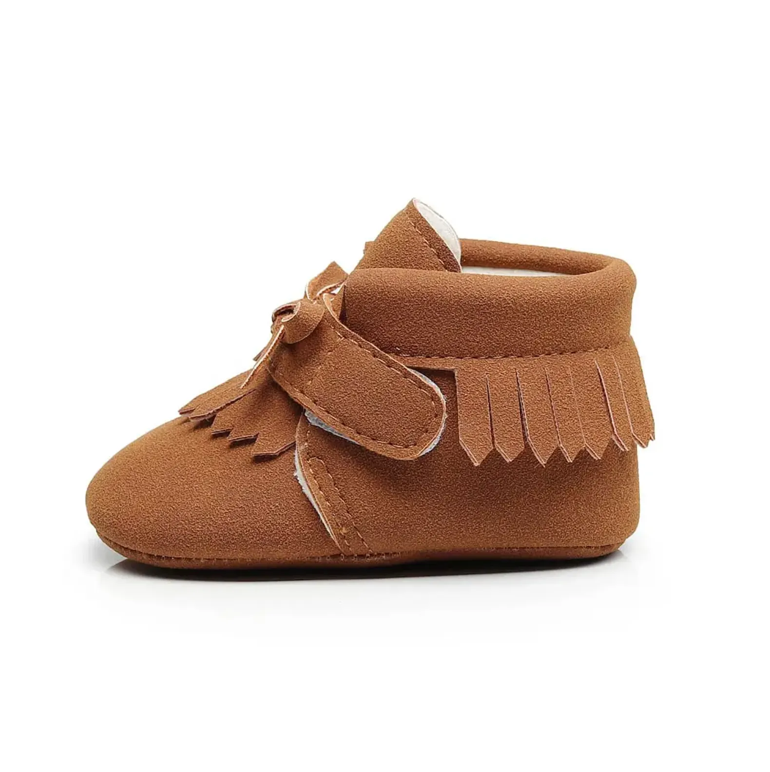 The Little Adventurer Collection Moccasins | Brown Color