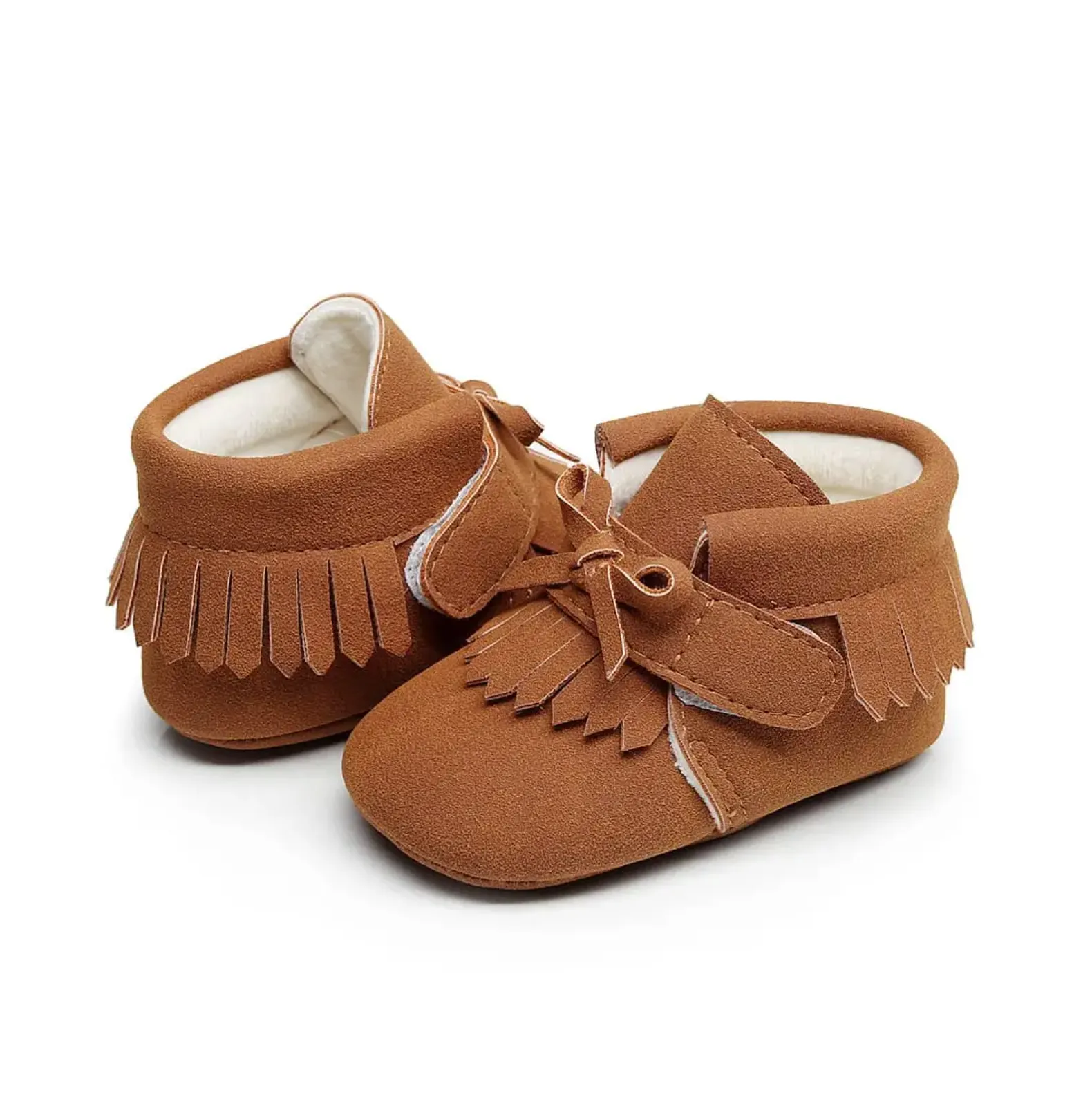 The Little Adventurer Collection Moccasins | Brown Color