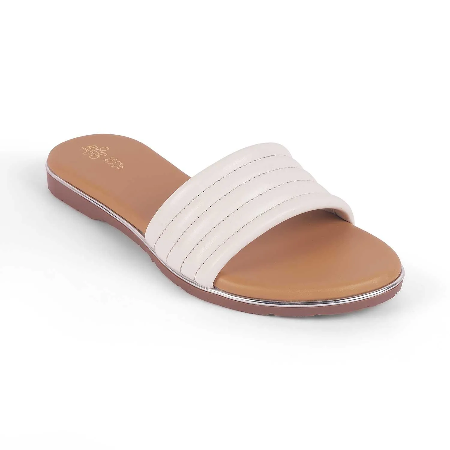 Tresmode Hars White Women's Casual Flats