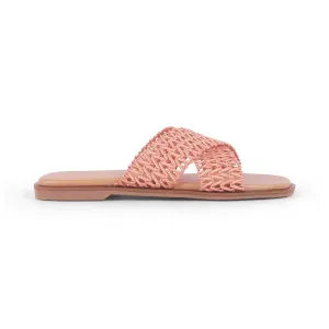 Tresmode Lace Pink Women's Dress Flats