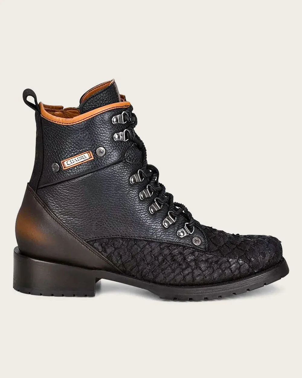 Urban black poisson boot