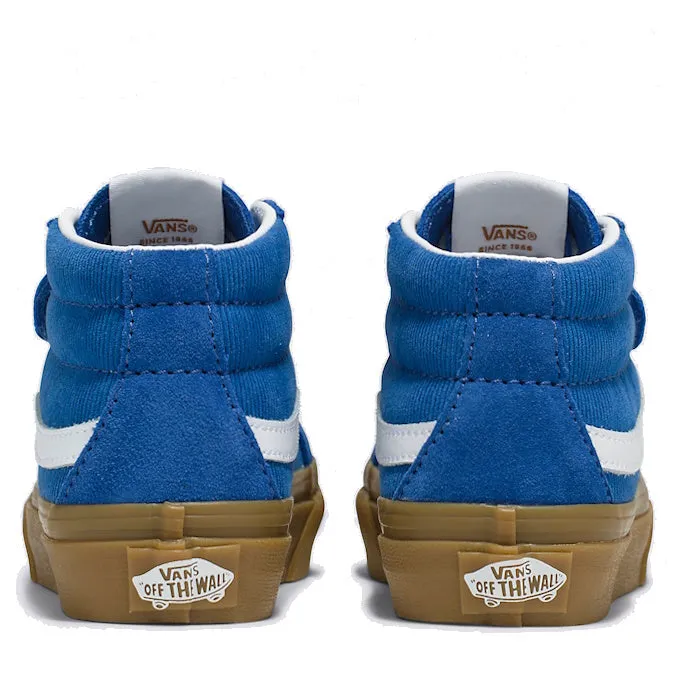 Vans Kids Youths Sk8 Mid Reissue Corduroy Pop Blue