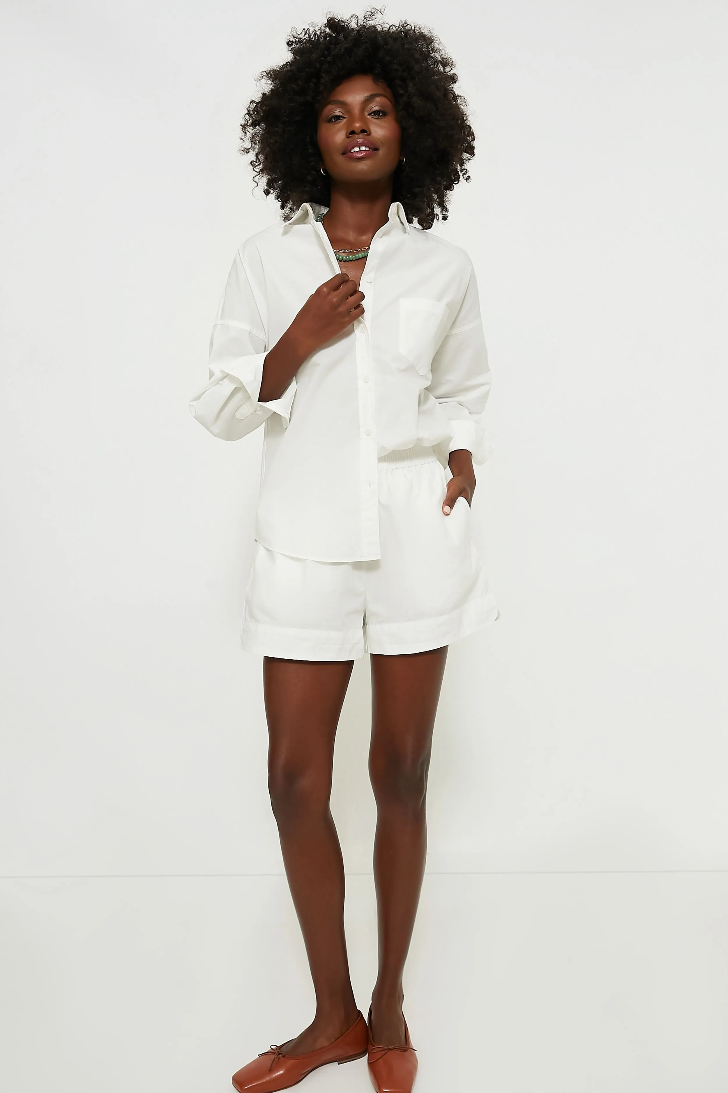 White Chiara Classic Shirt