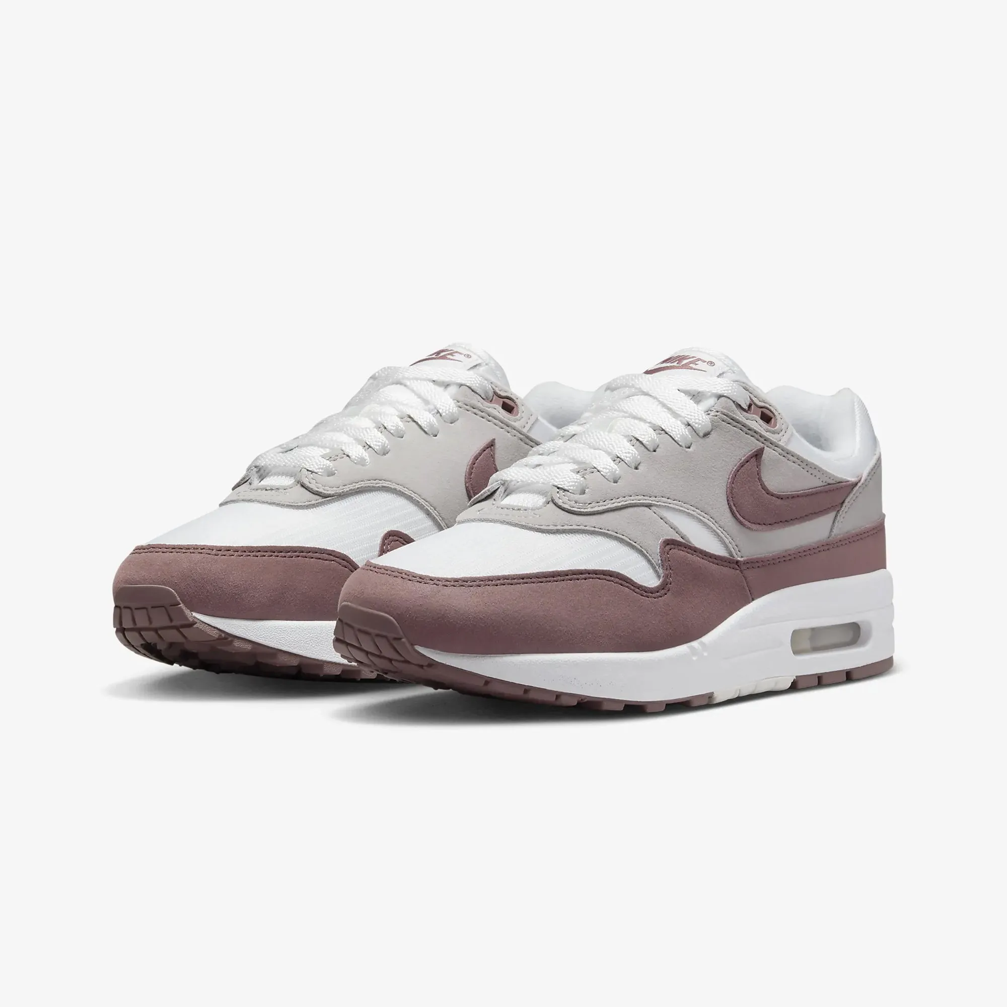 WMN'S AIR MAX 1 'SUMMIT WHITE/SMOKEY MAUVE-LT IRON ORE'