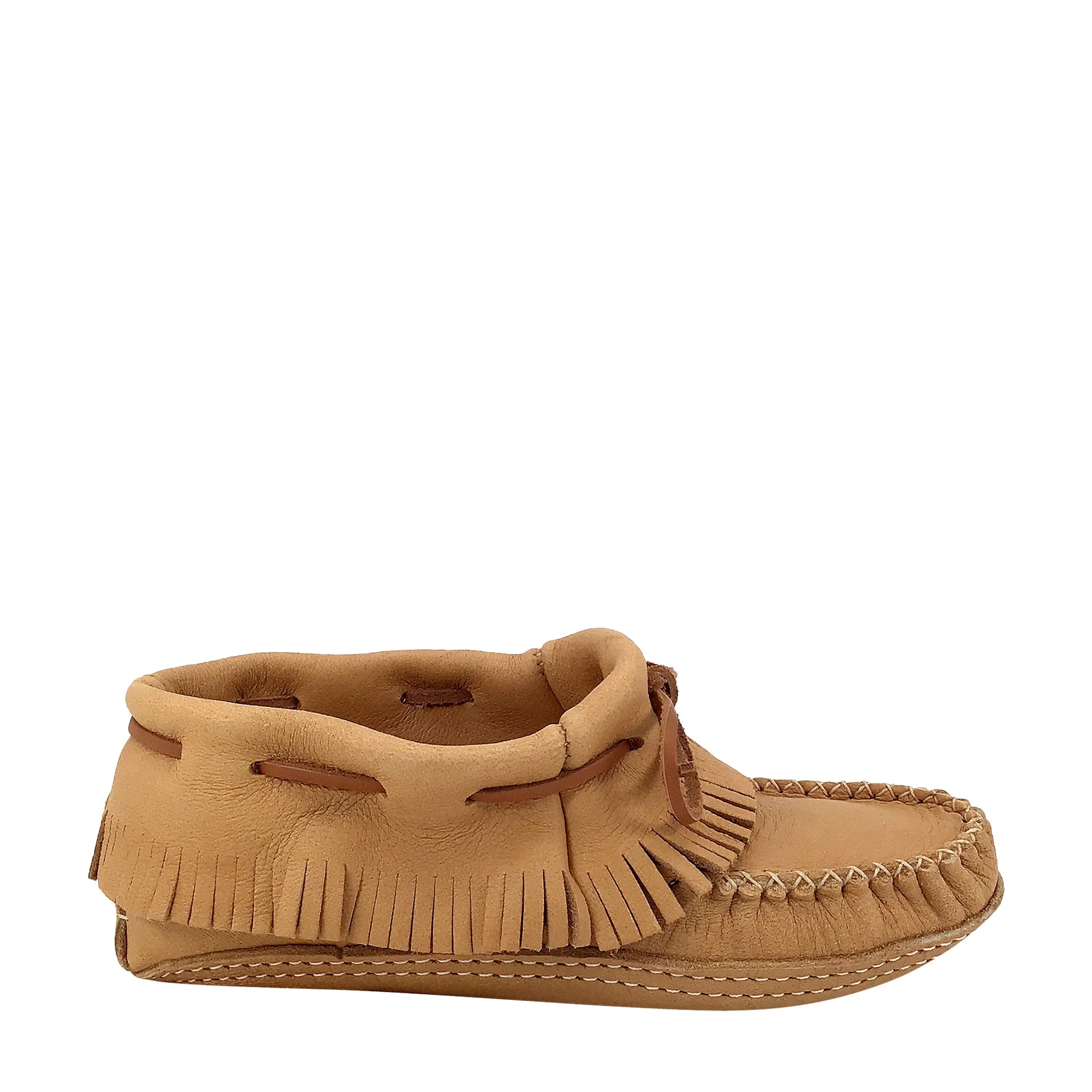 Women's Earthing Moccasins Moosehide Ankle BB468-N