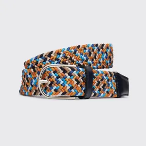 Woven Belt Rayon Multi 35mm